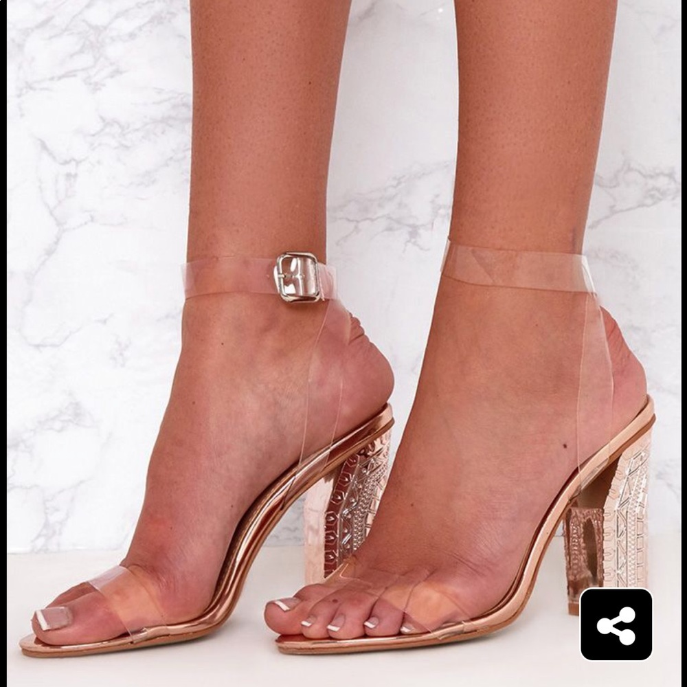 Clear Strap Heels
